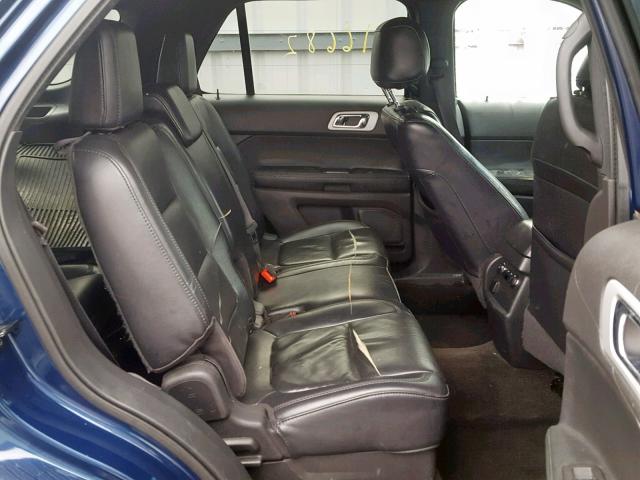 1FMHK8D84CGA67381 - 2012 FORD EXPLORER X BLUE photo 6