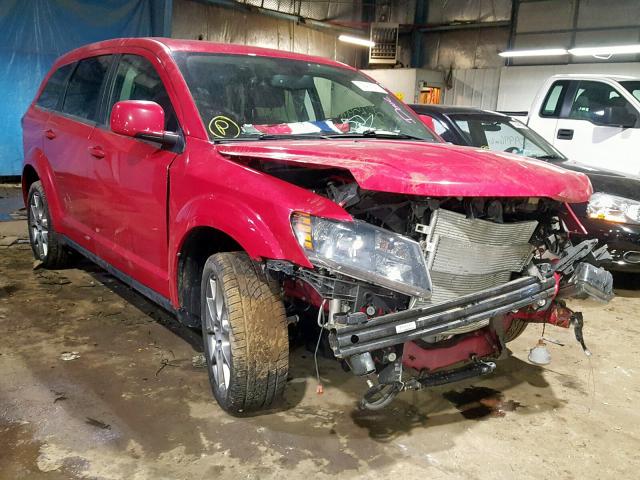 3C4PDDEG6FT660717 - 2015 DODGE JOURNEY R/ RED photo 1