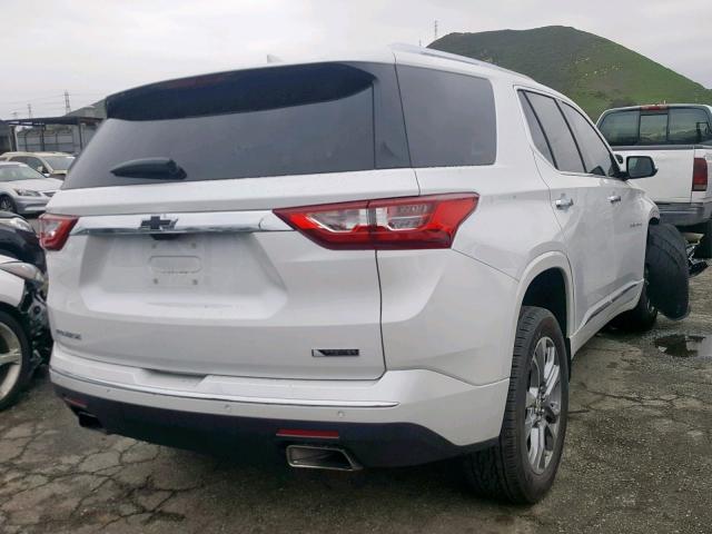 1GNERKKW7JJ105694 - 2018 CHEVROLET TRAVERSE P WHITE photo 4