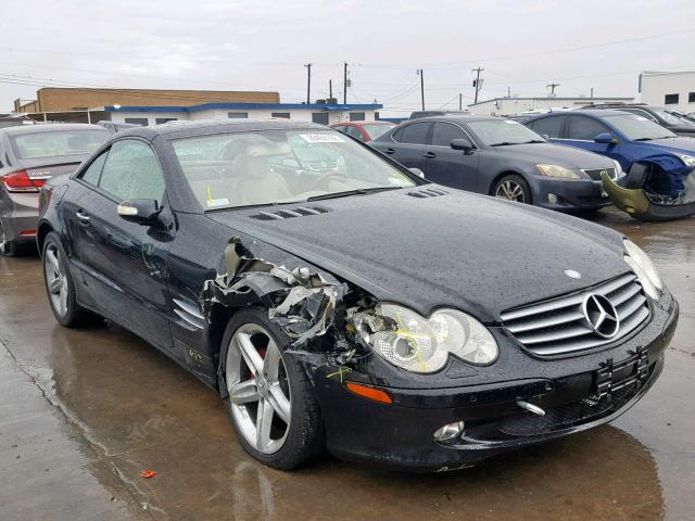 WDBSK75F36F109825 - 2006 MERCEDES-BENZ SL 500 BLACK photo 1