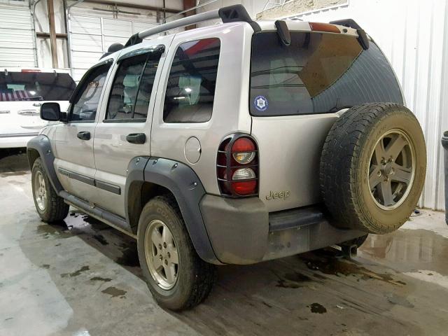 1J4GK38K85W517321 - 2005 JEEP LIBERTY RE SILVER photo 3