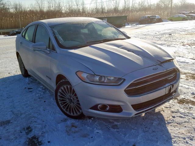 3FA6P0RU4ER219066 - 2014 FORD FUSION TIT SILVER photo 1