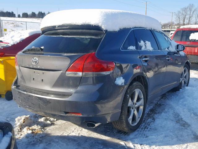 4T3BK11AX9U015114 - 2009 TOYOTA VENZA BASE GRAY photo 4