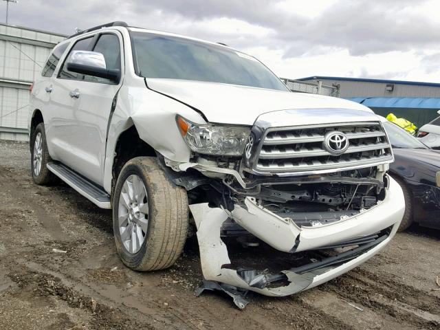 5TDDW5G10BS039893 - 2011 TOYOTA SEQUOIA PL WHITE photo 1