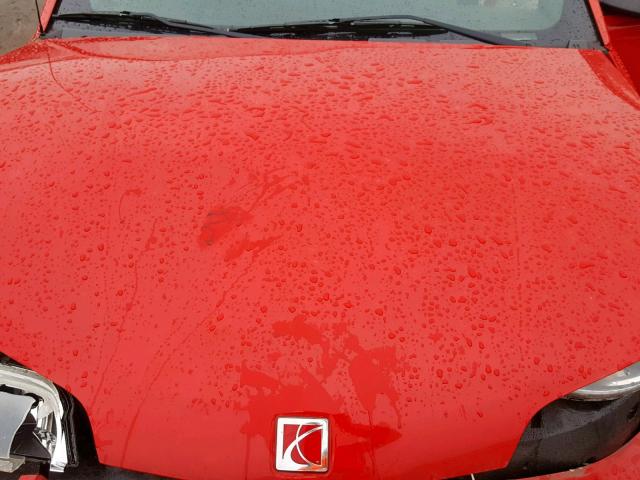 1G8AN15F27Z124229 - 2007 SATURN ION LEVEL RED photo 7