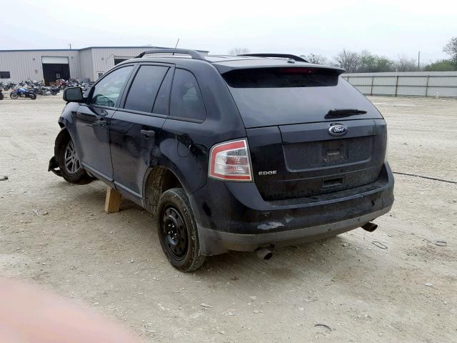 2FMDK36CX8BA43006 - 2008 FORD EDGE SE BLACK photo 3