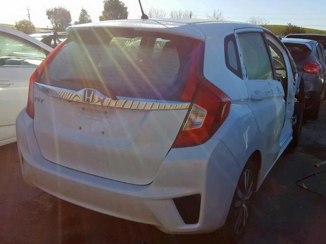 JHMGK5H71GX046136 - 2016 HONDA FIT EX WHITE photo 4