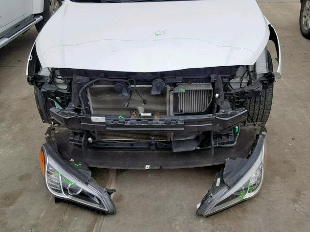 5NPE34ABXFH244707 - 2015 HYUNDAI SONATA SPO WHITE photo 9