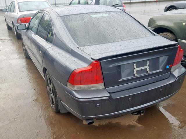 YV1RS547292736603 - 2009 VOLVO S60 T5 GRAY photo 3