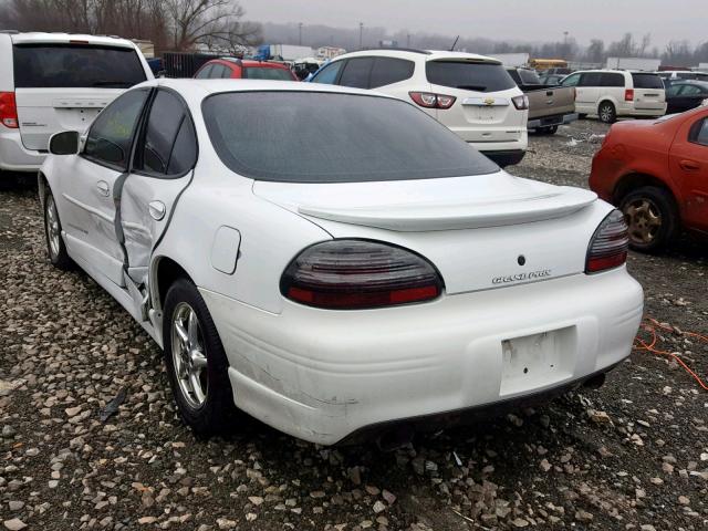 1G2WP52K0YF258310 - 2000 PONTIAC GRAND PRIX WHITE photo 3