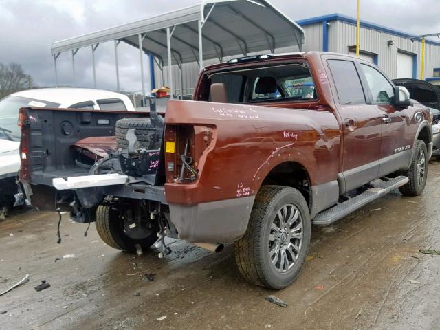 1N6AA1F43JN519188 - 2018 NISSAN TITAN XD S ORANGE photo 4