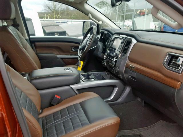 1N6AA1F43JN519188 - 2018 NISSAN TITAN XD S ORANGE photo 5