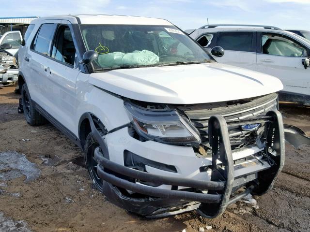 1FM5K8AR1HGC86483 - 2017 FORD EXPLORER P WHITE photo 1