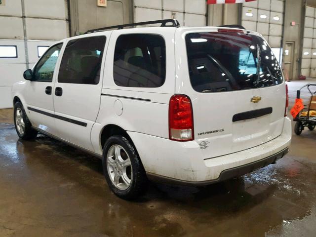 1GNDV23118D199509 - 2008 CHEVROLET UPLANDER L WHITE photo 3