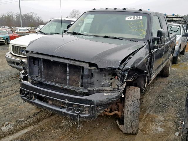 1FTSW31F0XEA54553 - 1999 FORD F350 SRW S BLACK photo 2