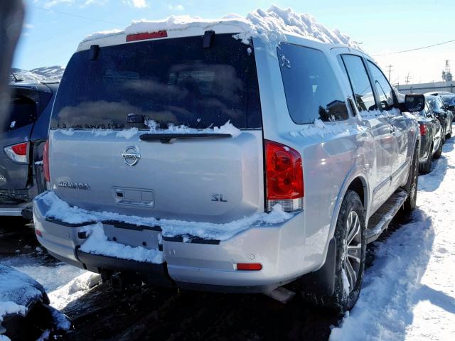 5N1AA0NC0FN614798 - 2015 NISSAN ARMADA SV GRAY photo 4