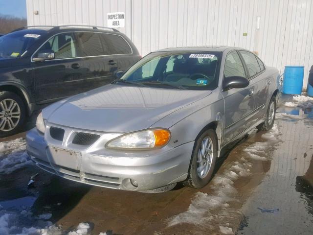 1G2NF52E43M693988 - 2003 PONTIAC GRAND AM S SILVER photo 2