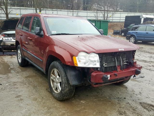 1J8GR48K87C649192 - 2007 JEEP GRAND CHER RED photo 1