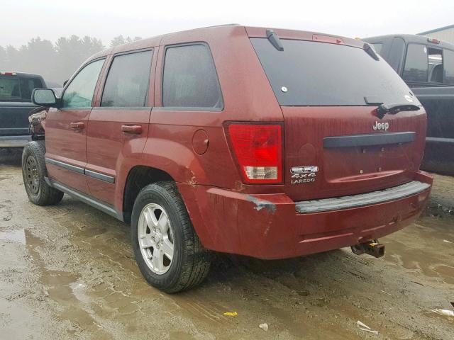 1J8GR48K87C649192 - 2007 JEEP GRAND CHER RED photo 3