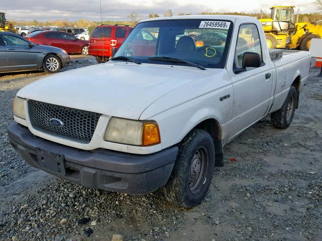 1FTYR10E82PB21914 - 2002 FORD RANGER WHITE photo 2