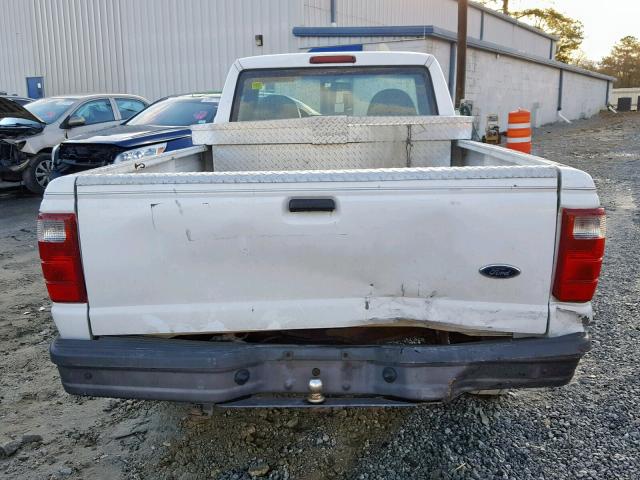 1FTYR10E82PB21914 - 2002 FORD RANGER WHITE photo 6