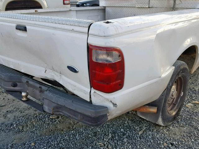 1FTYR10E82PB21914 - 2002 FORD RANGER WHITE photo 9