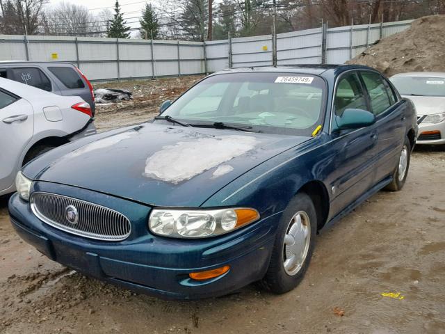 1G4HP54K1Y4125452 - 2000 BUICK LESABRE CU GREEN photo 2