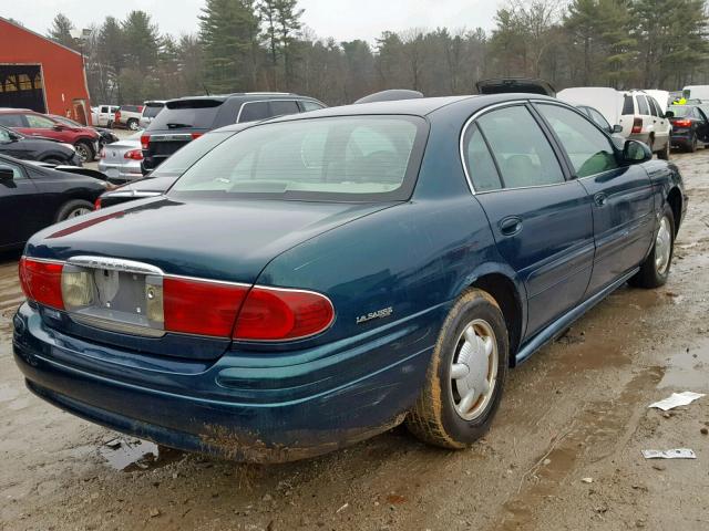 1G4HP54K1Y4125452 - 2000 BUICK LESABRE CU GREEN photo 4