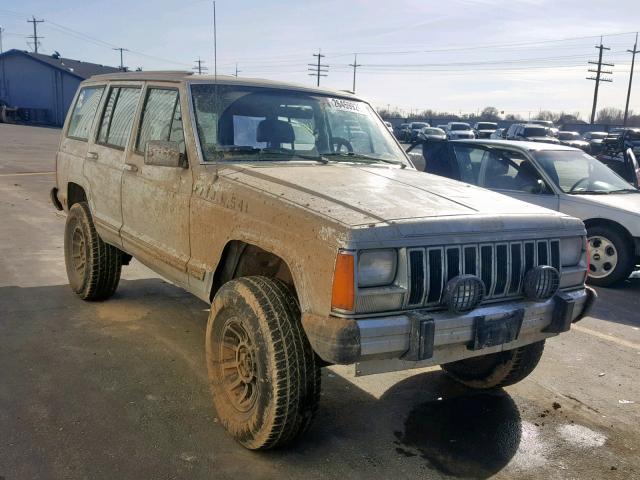 1JCML7843HT117539 - 1987 JEEP CHEROKEE L SILVER photo 1