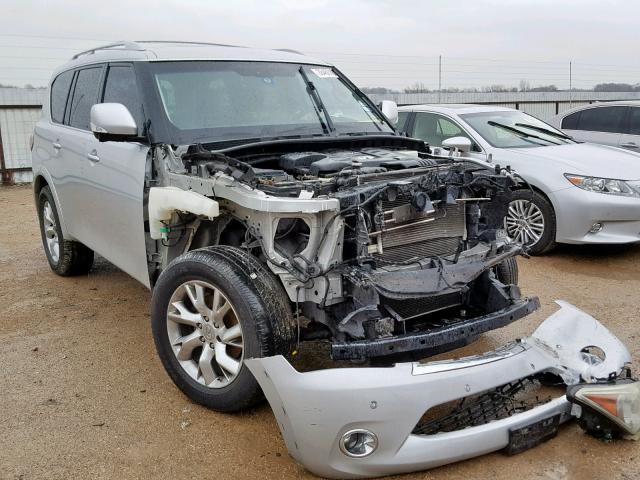 JN8AZ2NFXD9550699 - 2013 INFINITI QX56 SILVER photo 1