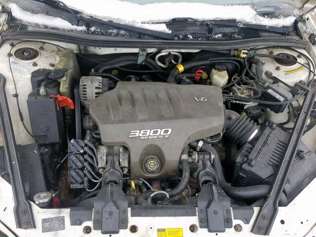 1G2WP52K9YF321985 - 2000 PONTIAC GRAND PRIX WHITE photo 7