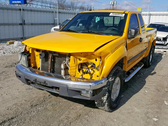 1GCDT196158228846 - 2005 CHEVROLET COLORADO YELLOW photo 2