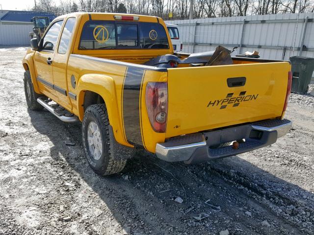 1GCDT196158228846 - 2005 CHEVROLET COLORADO YELLOW photo 3