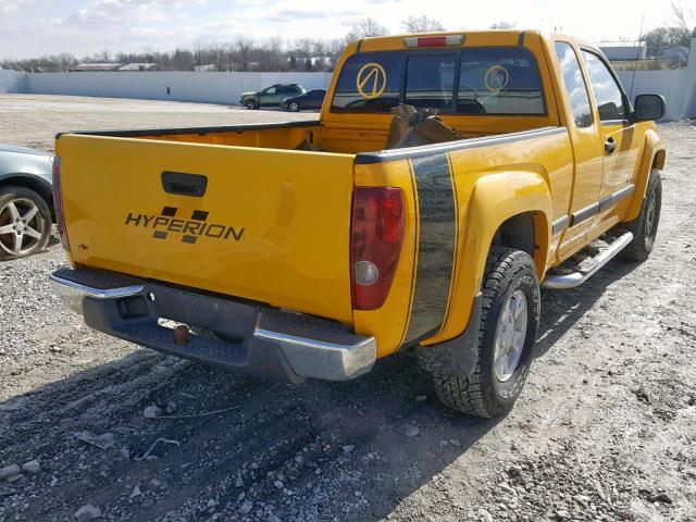 1GCDT196158228846 - 2005 CHEVROLET COLORADO YELLOW photo 4