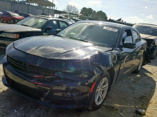 2C3CDXBG1JH187075 - 2018 DODGE CHARGER SX BLACK photo 2