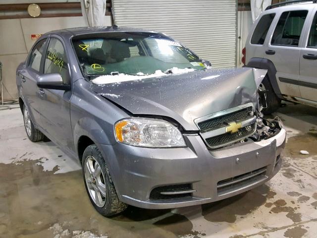 KL1TD5DE7BB202188 - 2011 CHEVROLET AVEO LS GRAY photo 1