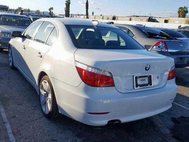 WBANW13528CZ77245 - 2008 BMW 535 I WHITE photo 3