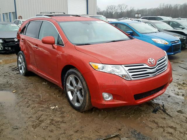 4T3ZK3BB5BU039814 - 2011 TOYOTA VENZA BASE RED photo 1