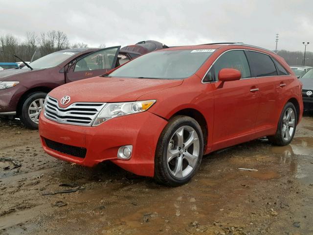 4T3ZK3BB5BU039814 - 2011 TOYOTA VENZA BASE RED photo 2