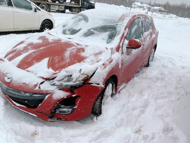 JM1BL1H51A1283171 - 2010 MAZDA 3 S RED photo 2