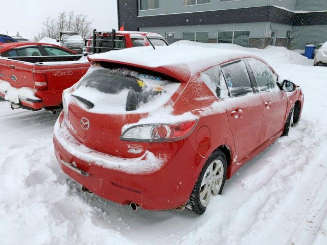 JM1BL1H51A1283171 - 2010 MAZDA 3 S RED photo 4