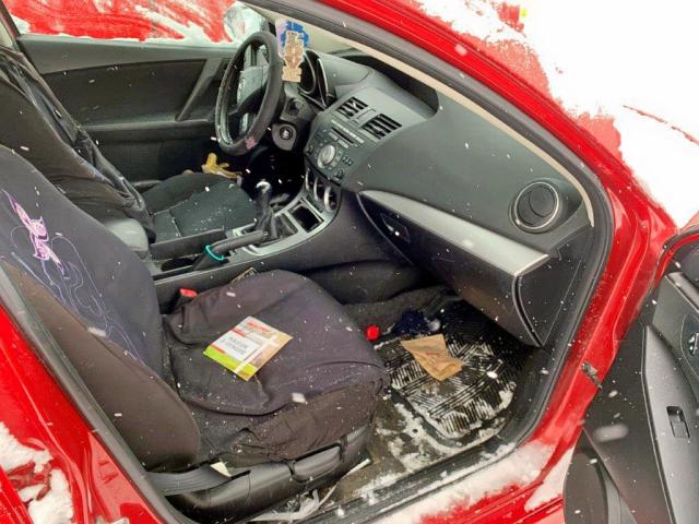 JM1BL1H51A1283171 - 2010 MAZDA 3 S RED photo 5