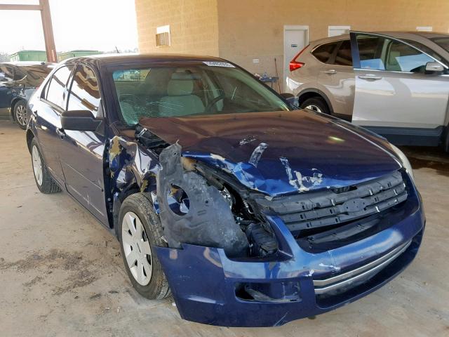 3FAHP06Z47R194486 - 2007 FORD FUSION S BLUE photo 1