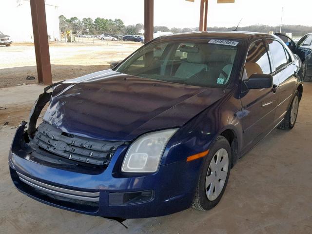 3FAHP06Z47R194486 - 2007 FORD FUSION S BLUE photo 2