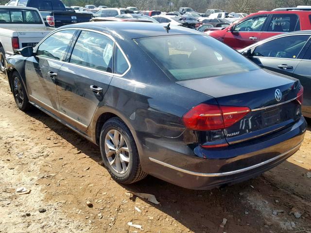 1VWAT7A39GC058532 - 2016 VOLKSWAGEN PASSAT S BLACK photo 3