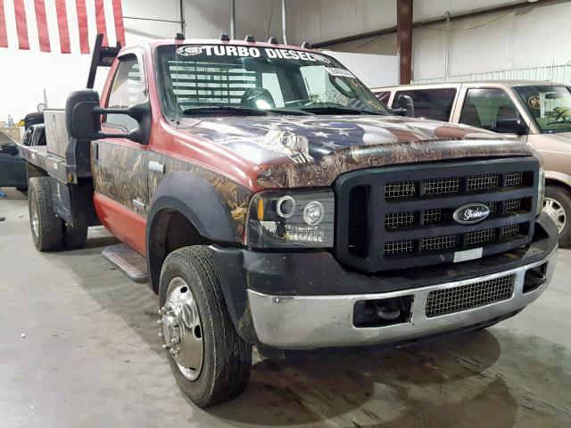 1FDAF56PX5EA39706 - 2005 FORD F550 SUPER RED photo 1