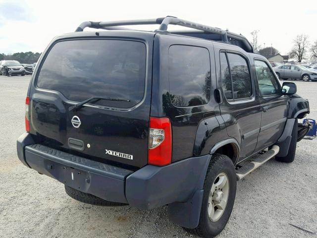 5N1ED28T54C667070 - 2004 NISSAN XTERRA XE BLACK photo 4