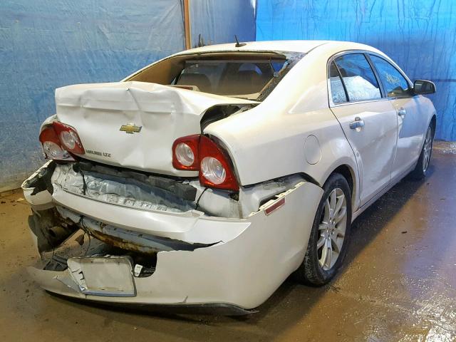 1G1ZE5E10BF153171 - 2011 CHEVROLET MALIBU LTZ WHITE photo 4