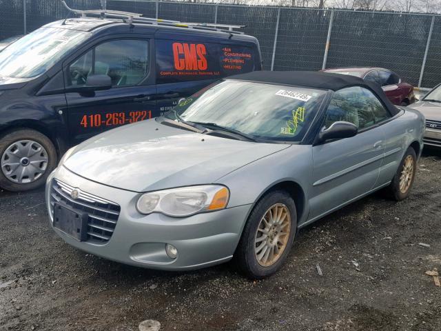 1C3EL55R85N706259 - 2005 CHRYSLER SEBRING TO SILVER photo 2