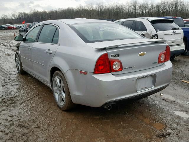 1G1ZC5E01AF319824 - 2010 CHEVROLET MALIBU 1LT ვერცხლისფერი ფოტო 3